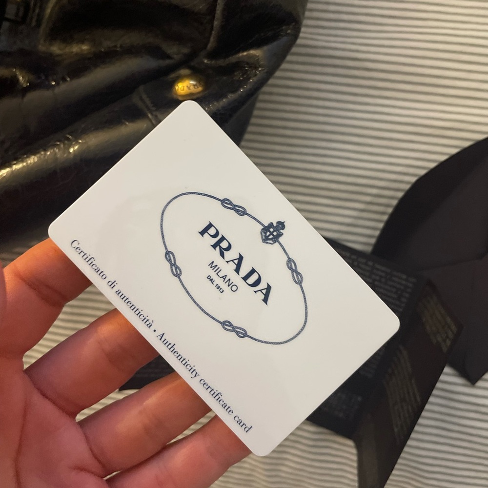 Black/ blue  prada bag - Picture 4 of 16